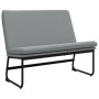 Banco de tela gris claro 100x75x76 cm en Bancos | Comprar online en Foru.es