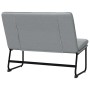 Banco de tela gris claro 100x75x76 cm en Bancos | Comprar online en Foru.es