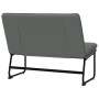 Banco de tela gris oscuro 100x75x76 cm en Bancos | Comprar online en Foru.es