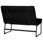 Banco de tela negro 100x75x76 cm en Bancos | Comprar online en Foru.es