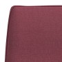 Banco de tela rojo tinto 100x75x76 cm en Bancos | Comprar online en Foru.es