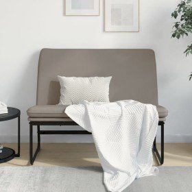 Banco de tela gris taupe 100x75x76 cm en Bancos | Comprar online en Foru.es