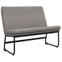 Banco de tela gris taupe 100x75x76 cm en Bancos | Comprar online en Foru.es