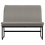 Banco de tela gris taupe 100x75x76 cm en Bancos | Comprar online en Foru.es