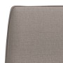 Banco de tela gris taupe 100x75x76 cm en Bancos | Comprar online en Foru.es