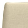 Banco de tela color crema 100x75x76 cm en Bancos | Comprar online en Foru.es