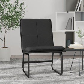 Sillón de cuero sintético negro 54x75x76 cm en Sillones | Comprar online en Foru.es