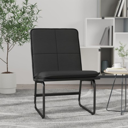 Sillón de cuero sintético negro 54x75x76 cm en Sillones | Comprar online en Foru.es