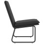 Sillón de cuero sintético negro 54x75x76 cm en Sillones | Comprar online en Foru.es