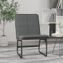 Sillón de cuero sintético gris 54x75x76 cm en Sillones | Comprar online en Foru.es