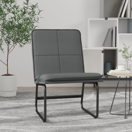 Sillón de cuero sintético gris 54x75x76 cm en Sillones | Comprar online en Foru.es