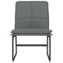Sillón de cuero sintético gris 54x75x76 cm en Sillones | Comprar online en Foru.es
