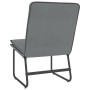 Sillón de cuero sintético gris 54x75x76 cm en Sillones | Comprar online en Foru.es