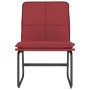 Sillón de cuero sintético rojo tinto 54x75x76 cm en Sillones | Comprar online en Foru.es
