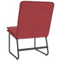 Sillón de cuero sintético rojo tinto 54x75x76 cm en Sillones | Comprar online en Foru.es