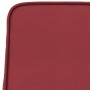 Sillón de cuero sintético rojo tinto 54x75x76 cm en Sillones | Comprar online en Foru.es