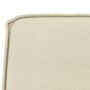 Banco de cuero sintético color crema 100x75x76 cm en Bancos | Comprar online en Foru.es