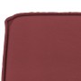 Banco de cuero sintético rojo tinto 100x75x76 cm en Bancos | Comprar online en Foru.es