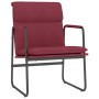 Sillón de relax tela rojo tinto 55x64x80 cm en Sillones | Comprar online en Foru.es