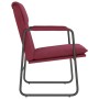 Sillón de relax tela rojo tinto 55x64x80 cm en Sillones | Comprar online en Foru.es