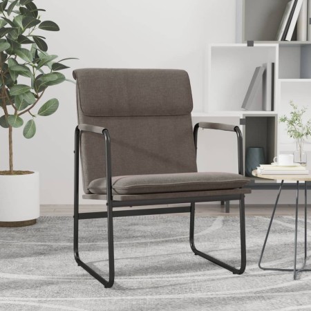 Sillón de relax tela gris taupé 55x64x80 cm en Sillones | Comprar online en Foru.es