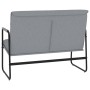 Banco de tela gris claro 100x64x80 cm en Bancos | Comprar online en Foru.es