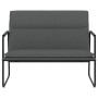 Banco de tela gris oscuro 100x64x80 cm en Bancos | Comprar online en Foru.es