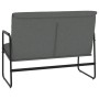 Banco de tela gris oscuro 100x64x80 cm en Bancos | Comprar online en Foru.es