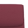 Banco de tela rojo tinto 100x64x80 cm en Bancos | Comprar online en Foru.es