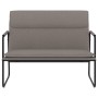 Banco de tela gris taupé 100x64x80 cm en Bancos | Comprar online en Foru.es