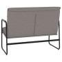 Banco de tela gris taupé 100x64x80 cm en Bancos | Comprar online en Foru.es