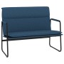 Banco de tela azul 100x64x80 cm en Bancos | Comprar online en Foru.es