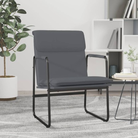 Sillón de relax cuero sintético gris 55x64x80 cm en Sillones | Comprar online en Foru.es