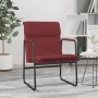 Sillón de relax cuero sintético rojo tinto 55x64x80 cm en Sillones | Comprar online en Foru.es