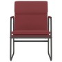 Sillón de relax cuero sintético rojo tinto 55x64x80 cm en Sillones | Comprar online en Foru.es