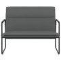 Banco de cuero sintético gris 100x64x80 cm en Bancos | Comprar online en Foru.es