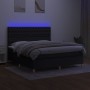Cama box spring colchón y luces LED tela negro 180x200 cm de vidaXL, Camas y somieres - Ref: Foro24-3135695, Precio: 655,55 €...