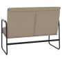 Banco de cuero sintético color capuchino 100x64x80 cm en Bancos | Comprar online en Foru.es