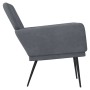 Sillón de terciopelo gris oscuro 62x79x79 cm en Sillones | Comprar online en Foru.es