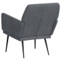 Sillón de terciopelo gris oscuro 62x79x79 cm en Sillones | Comprar online en Foru.es