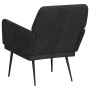 Sillón de terciopelo negro 62x79x79 cm en Sillones | Comprar online en Foru.es