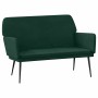 Banco de terciopelo verde oscuro 108x79x79 cm en Bancos | Comprar online en Foru.es