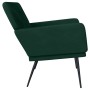 Banco de terciopelo verde oscuro 108x79x79 cm en Bancos | Comprar online en Foru.es
