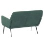 Banco de terciopelo verde oscuro 108x79x79 cm en Bancos | Comprar online en Foru.es
