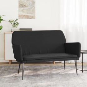 Banco de terciopelo negro 108x79x79 cm en Bancos | Comprar online en Foru.es