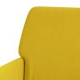 Banco de terciopelo amarillo 108x79x79 cm en Bancos | Comprar online en Foru.es
