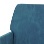 Banco de terciopelo azul 108x79x79 cm en Bancos | Comprar online en Foru.es