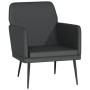 Sillón de cuero sintético negro 61x78x80 cm en Sillones | Comprar online en Foru.es