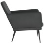 Sillón de cuero sintético negro 61x78x80 cm en Sillones | Comprar online en Foru.es