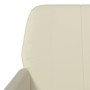 Sillón de cuero sintético color crema 61x78x80 cm en Sillones | Comprar online en Foru.es